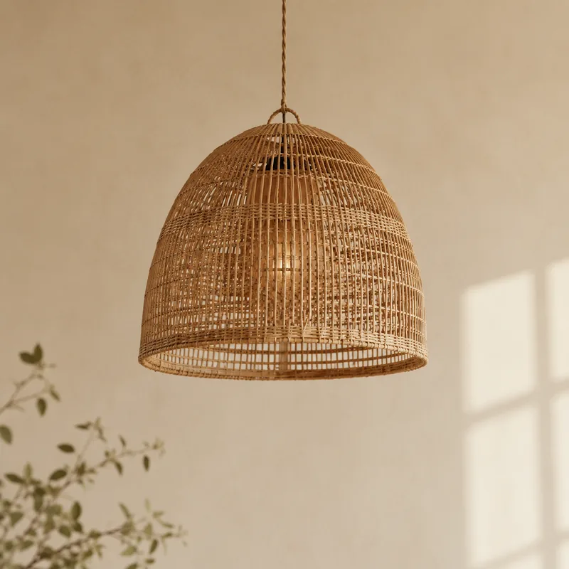Rattan Pendant Light